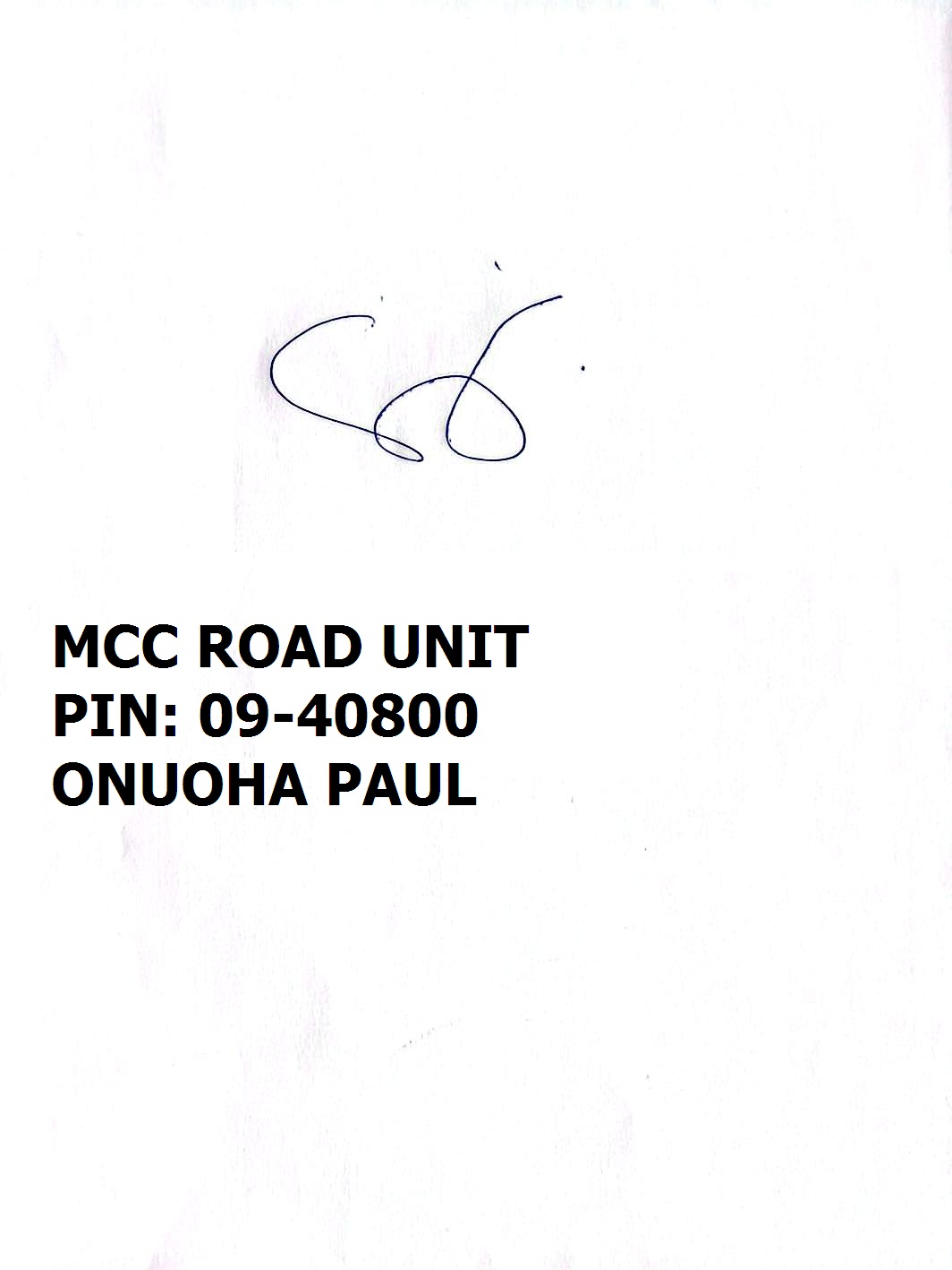 Signature
